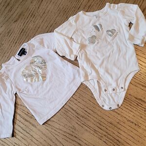 18 month onsie and shirt bundle 🤍